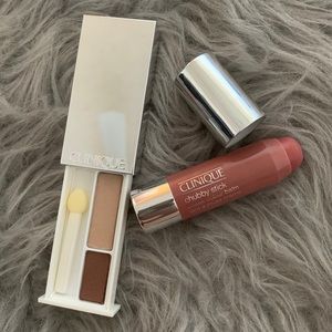 Clinique Eyeshadow Duo and Chubby Stick
